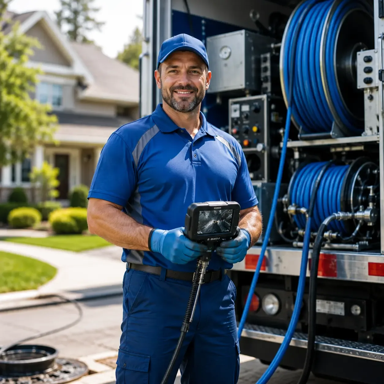Local outdoor drain cleaning specialists in Adkins, TX